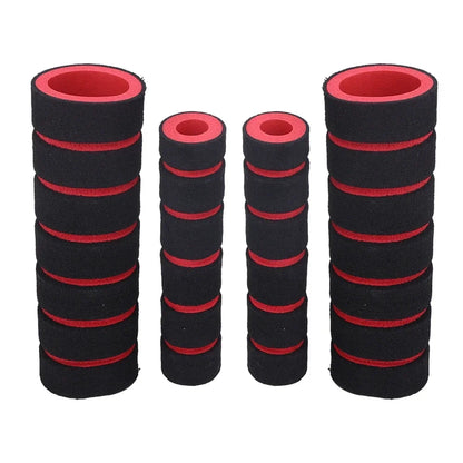 4pcs Universal Grip Comfort Sponge Foam Handlebar Cover – Non-Slip Soft Handlebar Grip for Motorcycle, Dirt Bike & E-Bike