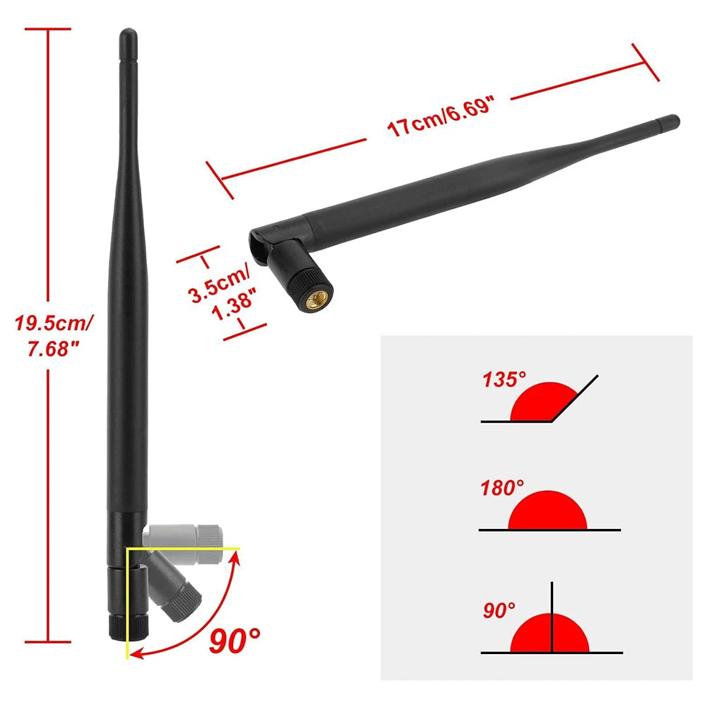 2pcs 915MHz For LORA Antenna Indoor 5dBi Gain For SMA Male For Cable For Gateway Router Communication Antenna Docking Station