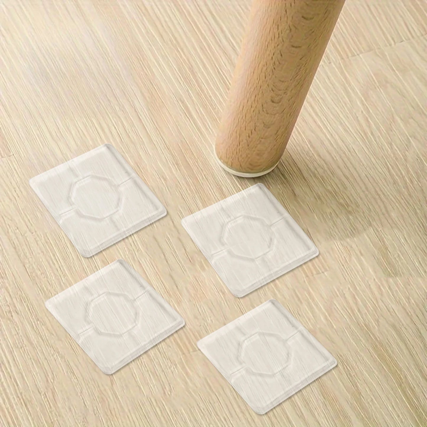 Shock Resistant Anti Vibration For Pads 4Pcs for Appliances Slip Resistant Feet Mat for Washing Machine and Furniture