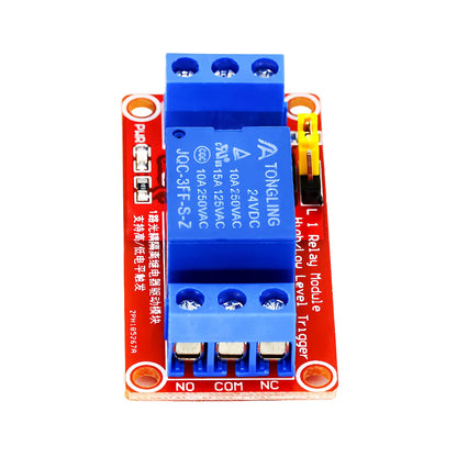 1-Channel Relay Module 5V/12V/24V with Optocoupler Isolation High/Low Level Trigger for Arduino