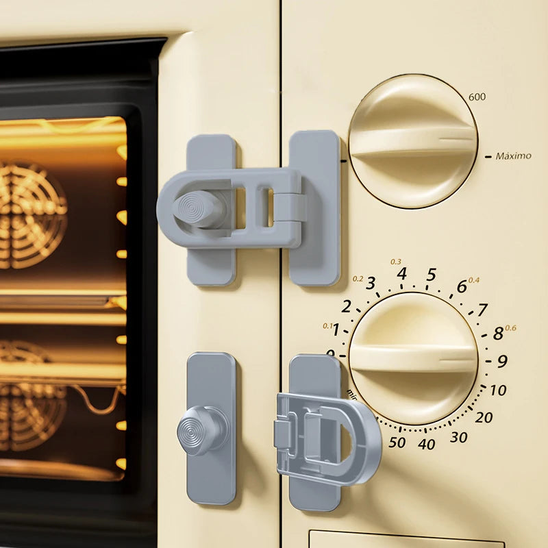 New 1pc Multifunction Useful Refrigerator Door Latch New Plastic Baby Safety Lock Kids Security Protection Cabinet Drawer Lock