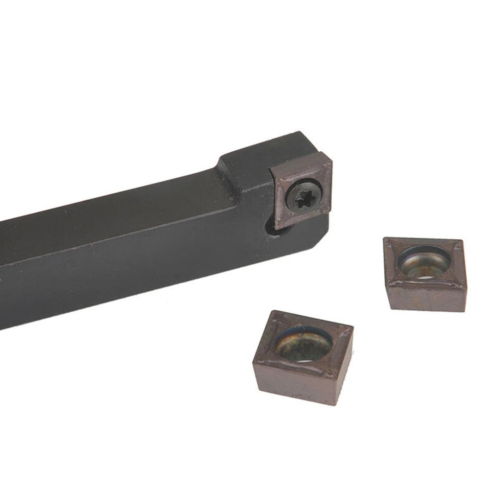 SCLCR1212H09 Holder Bracket Lathe Tool Cutter With 10pcs CCMT09T304-PM Insert 100mm Length 12mm Width Turning Tool Holder