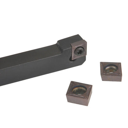 SCLCR1212H09 Holder Bracket Lathe Tool Cutter With 10pcs CCMT09T304-PM Insert 100mm Length 12mm Width Turning Tool Holder