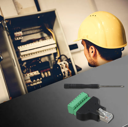8-pin Adapter Terminal Block Connector Networking Setup Stable Signal Transmission User Convenience Transmission