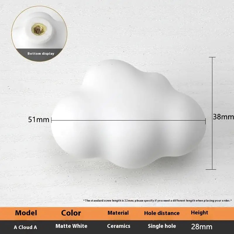 1pc Children's Furniture Handles Nordic Ceramic Children Room Cabinet Handles Macaron Colorful Round Drawer Knobs And Pulls