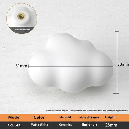 1pc Children's Furniture Handles Nordic Ceramic Children Room Cabinet Handles Macaron Colorful Round Drawer Knobs And Pulls