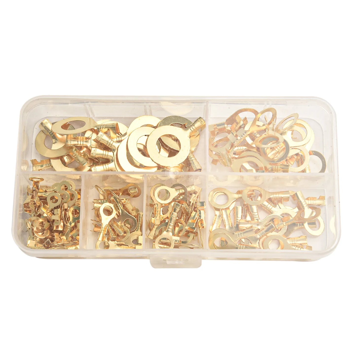 10.0mm 20pcs Ring Eye Terminal Different Sizes 150PCS Brass Material Manual Measurement Slight Measurement Deviation