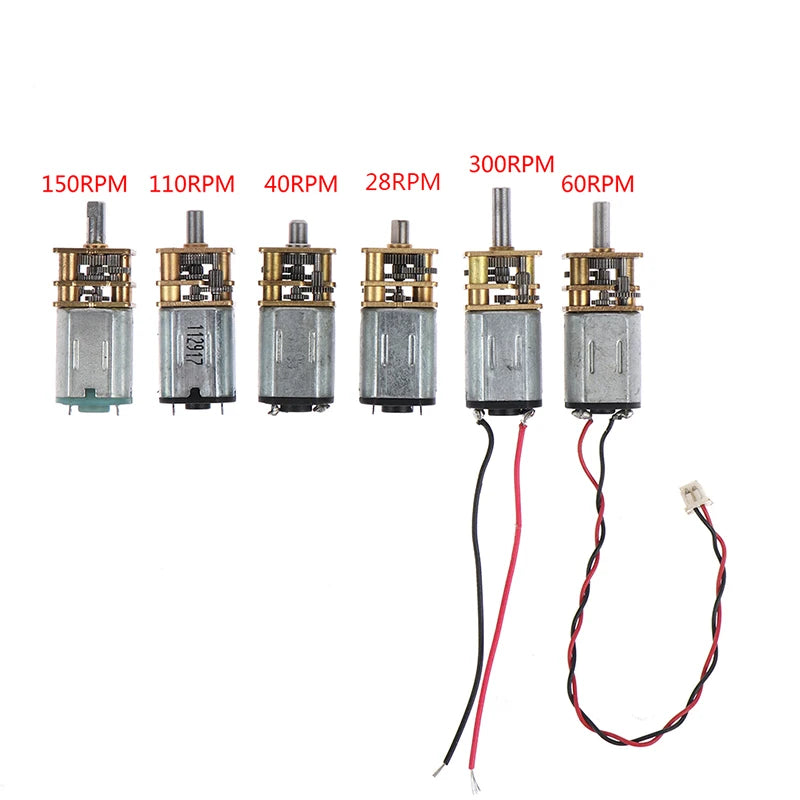 1pc Metal Gearbox Reducer  Electric Motor DIY Toy Micro N20 Gear Motor Slow Speed