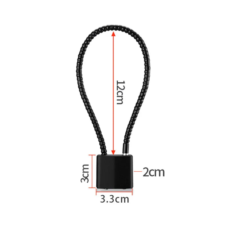 Steel Wire Padlock with Key Anti-theft Cabin Lock