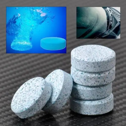 100/10pcs Car Glass water Cleaner Effervescent Tablet Auto Window Solid Cleaning Automobile Car Glass Wiper Washing Tablets