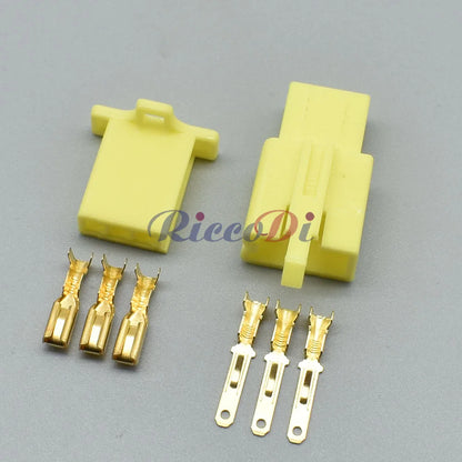 3-Pin Connector 6030-3991 6040-3111 Female Male Plastic Housing with Wires Automotive Harness