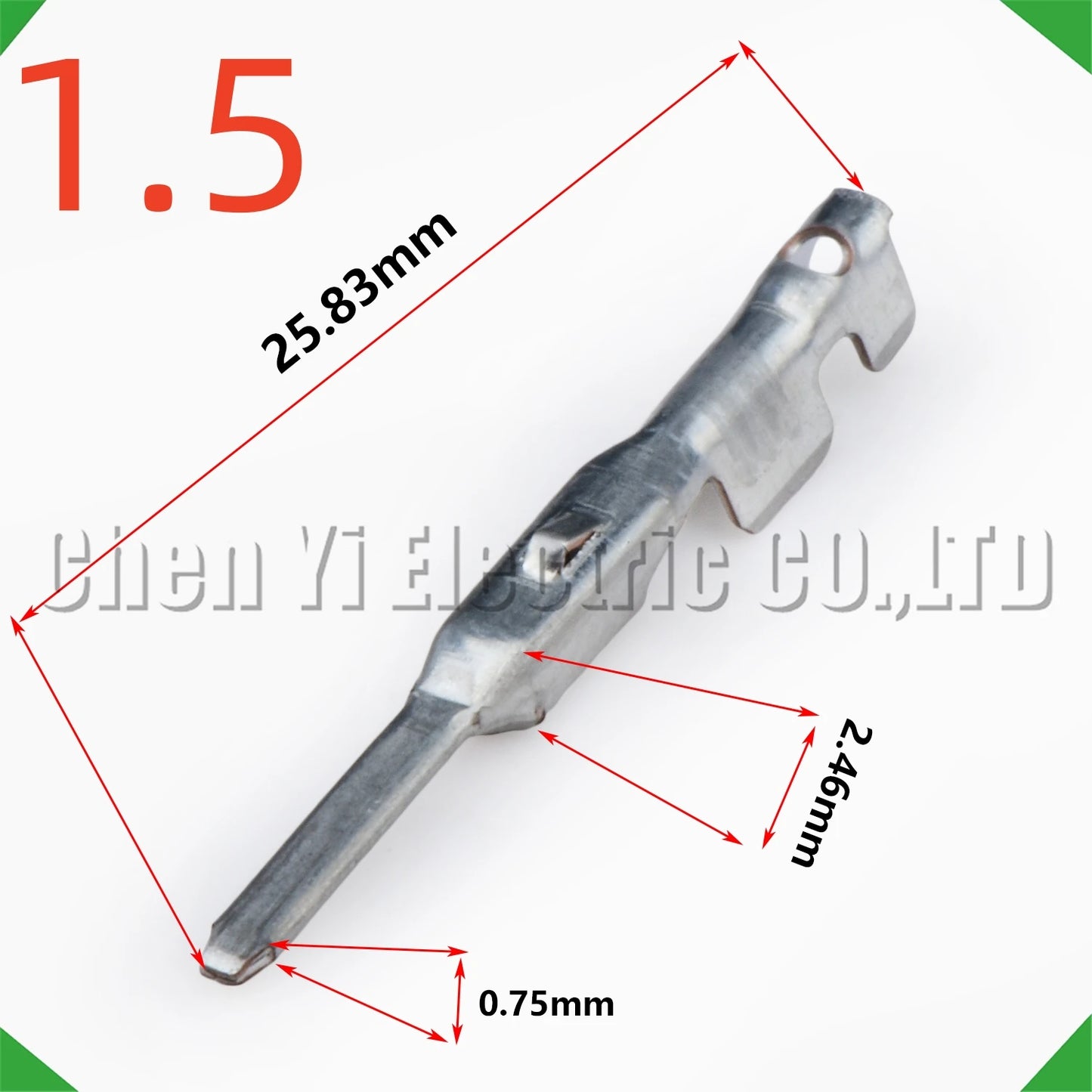 50PCS 1.5mm Crimp Terminal Pins for 33012-2001 33000-0002 Automotive Connector