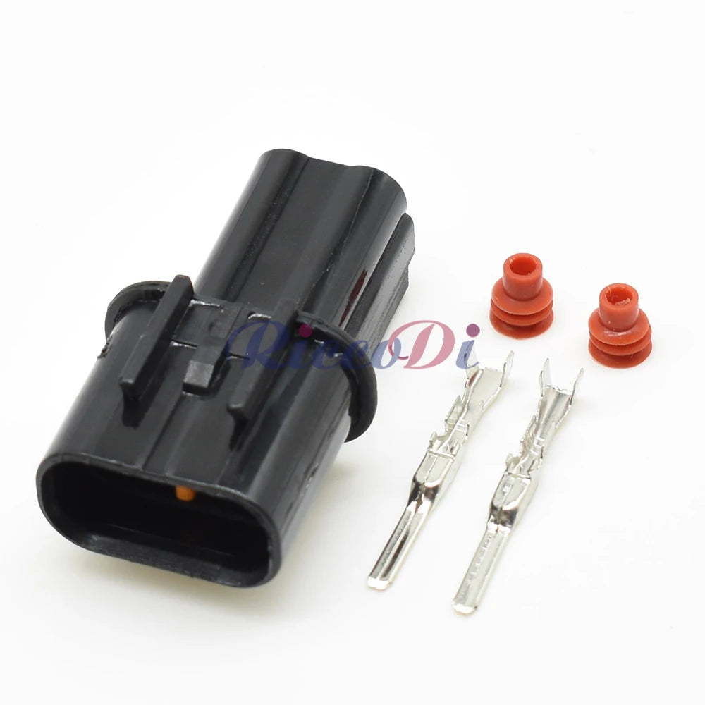 2-Pin Automotive Fog Lamp Connector — Female & Male PB621-02020 / PB625-02027 for Mitsubishi