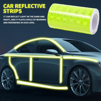 Car Reflective Tape Safety Warning Sticker – Anti-Collision Protective Strip Film for Auto & Moto