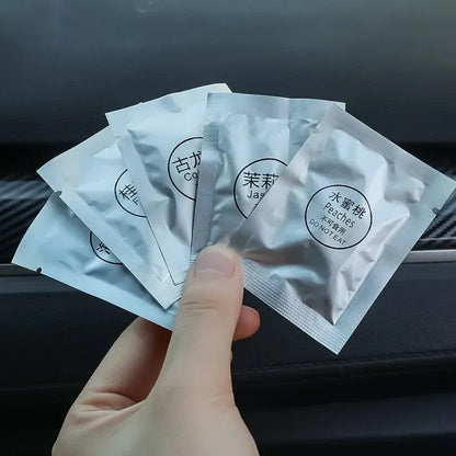 Car Solid Perfume Tablets Air Vent Perfume Refill 5 Flavor Air Freshener Car Interior  Perfume Diffuser Tablet Accessories