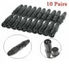 10 Pairs/PCS XLR DMX 3 Pin Audio Microphone Cable Connectors 10pcs Male + 10pcs Female MIC Snake Plug Cable Adapters 8 Options