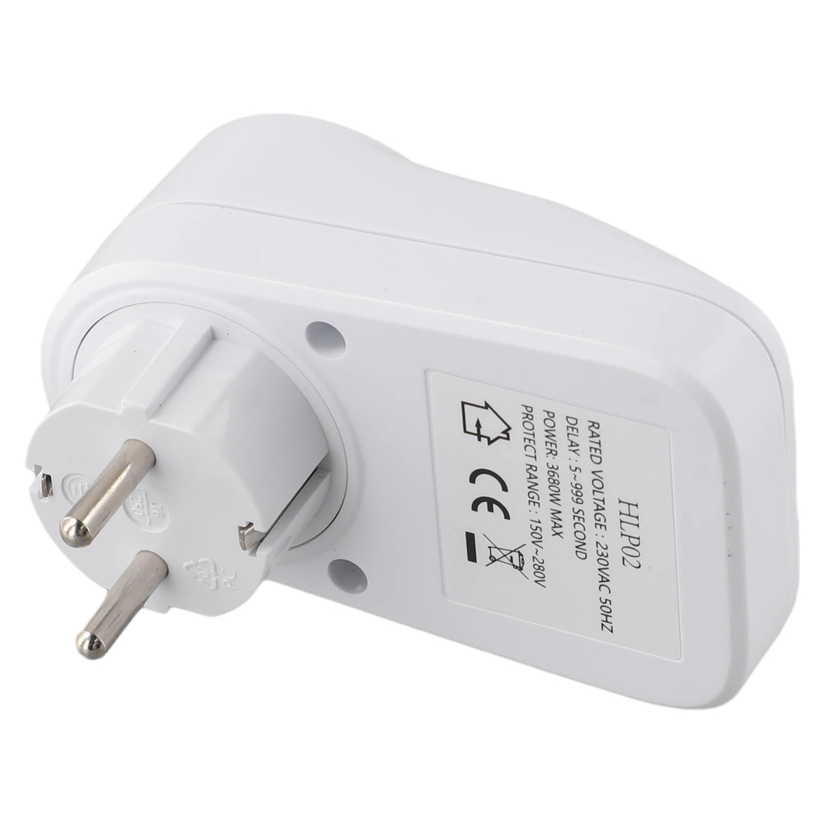 Adjustable Voltage Protector Socket AC120V/230V 16A Surge Protection with Delay | DE UK US Plug