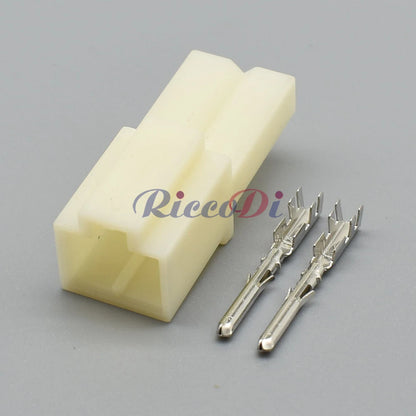DJ3021-2-11/21 2-Pin 2mm Waterproof Automotive Connector Male Female Socket for Car Wiring