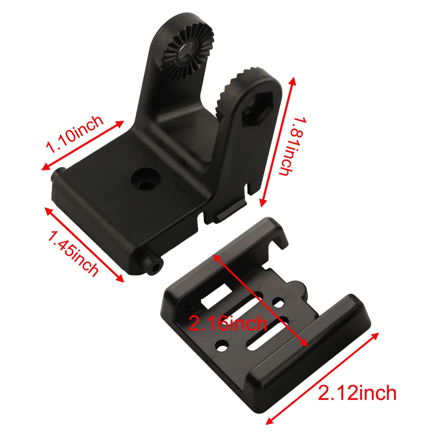 Skimmer Mount Black Transducer Mount 1 Set Included Adjustable Angle Design Marine-grade Material For XNT Sensors