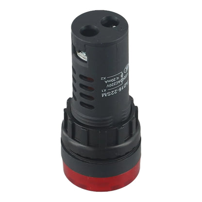 22mm Sound & Light Alarm — AD16-22SM Red LED Buzzer, AC/DC 12V/24V/220V