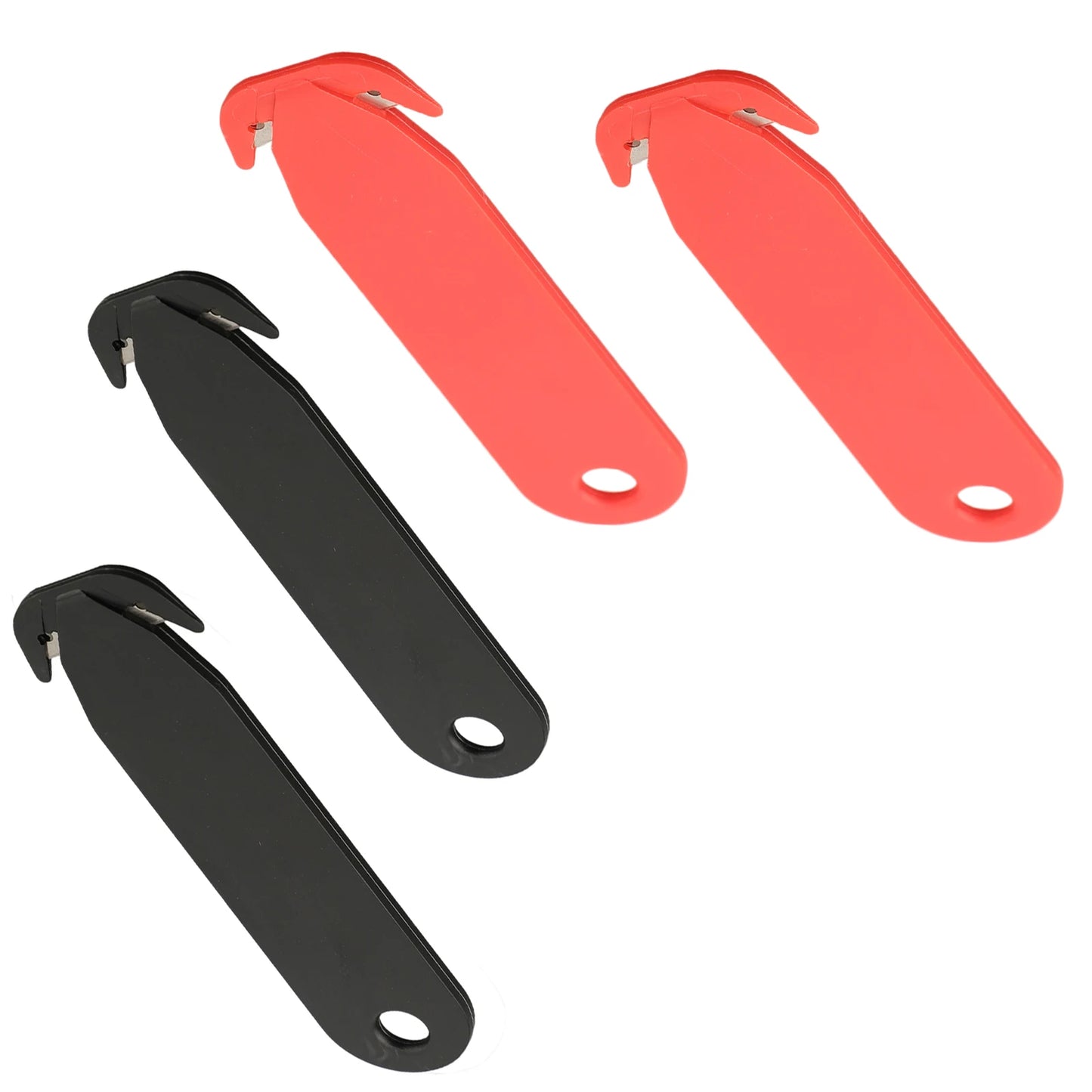 4PCS Double-edged Safety Box Cutter Blade MultiTool Film Cutting Art Paper Cutter For Home Kitchen Warehouse
