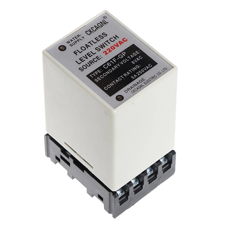 C61F-GP AC220V Floatless Level Relay Level Controller with Base
