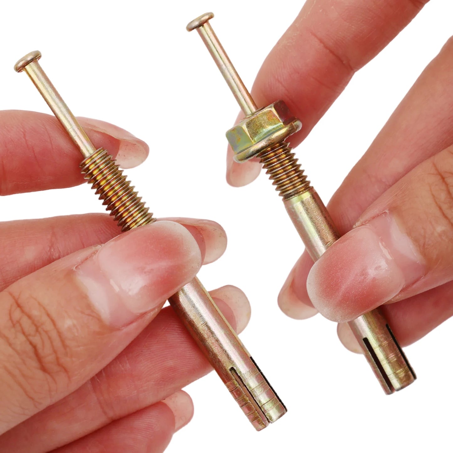 20/1PCS Heavy Duty Expansion Bolt Anchor M6 Sleeve Plasterboard Carbon Steel Wall Fix Bolts for Concrete Hardware