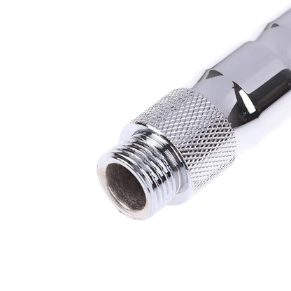 Aluminum Alloy Silver Bidet Anal Enema Shower Head Anus Cleaning Wash Douche Portable Sprayer Thread