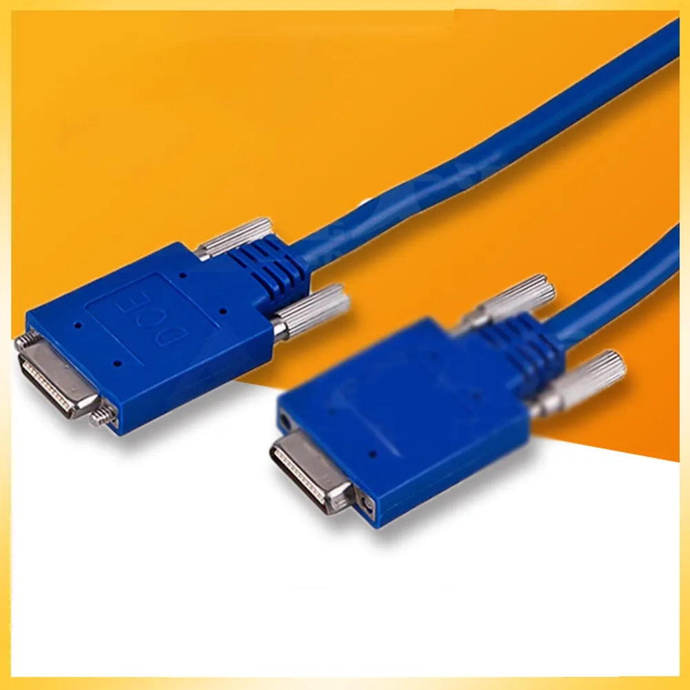 1pcs 3Feet New For Cisco CAB-SS-2626X Cable Back-To-Back DTE-DCE Cable For WIC-2T Plastic Cable Length 0.9m Electrical Equipment