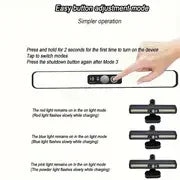 Clip on Solar Motion Lights Outdoor 3 Modes Fence Lights Solar Powered Waterproof Portable Security Light for Yard Camping Garag