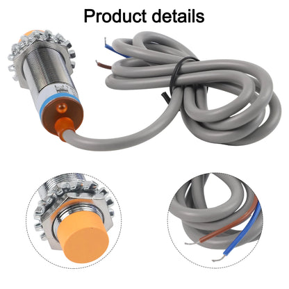 LJ18A3-8-J/EZ AC 90-250V 2-Wire Inductive Proximity Sensor Switch with 8mm Sensing Distance for Metal Object Detection