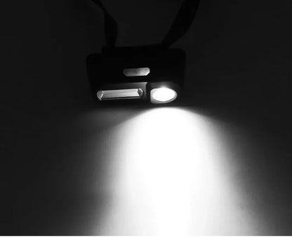Powerful Portable XPE+COB Headlamp LED Head Flashlight Type-C Rechargeable Outdoor Waterproof Fishing Camping Hiking Headlight