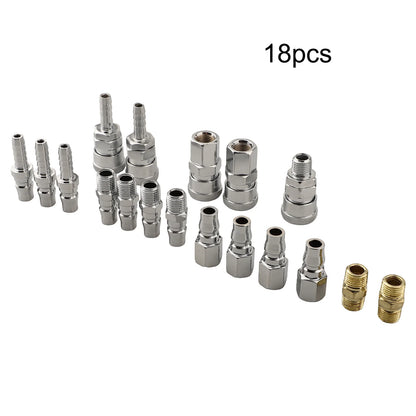 Air Compressor 1 4 For BSP Air Hose Fittings Push-in Insertion Temperature Resistance Anti-Rust Easy To Replace