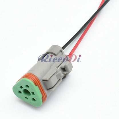 Deutsch DT 3-Pin Waterproof Connector DT06-3S DT04-3P 22-16AWG Sealed Plug