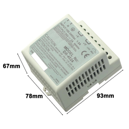 Electrical Equipment Rail Power Supply Switching Mode Power Supply Single Output 24V Din Rail Switching Brand New