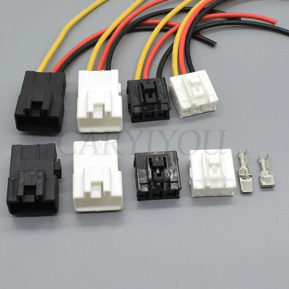 3 Pin 7.8mm 312 Series Unsealed Connector 7282-3030 7283-3030 DJ7035Y-7.8 PA66 Male Female