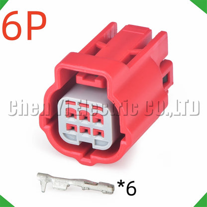 6 Pin OBD Connector 7289-9553-30 LED Fog Plug for Harley Honda