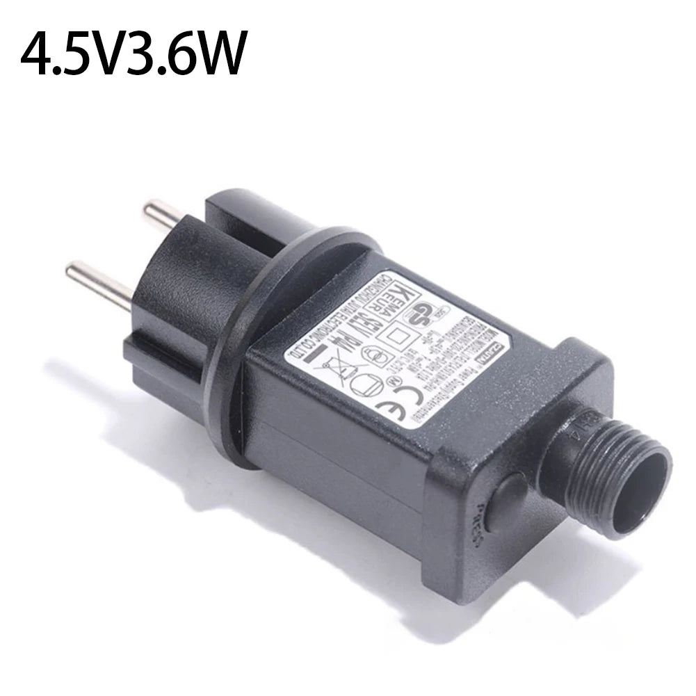 LED Fairy Light Power Adapter 4.5V–24V 3.6W, IP44 Transformer Driver Power Supply for LED Lights