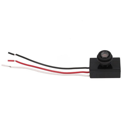 Control Switch Button Sensor 12V-48VDC Energy Saving Photocell Sensor Automatic Light Sensing Button Style Wide Voltage Range