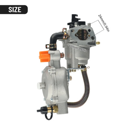 LPG168 170 Gasoline Generator Dual Fuel Carburetor Kit 1KW To 3.5KW 168F 170F 6.5HP 2-3KW LPG/NG Conversion Kits Generator Parts
