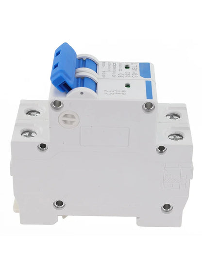 For Solar Photovoltaic Compatible DC 1000V Circuit Breaker Available in 6A to 63A Rated Currents for Overload Protection