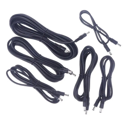 Male Plug to Male Power Supply Adapter Wire for LED Light Speaker J60A DC5521 to DC5521 Cable 18AWG DC5.5mm x 2.1mm