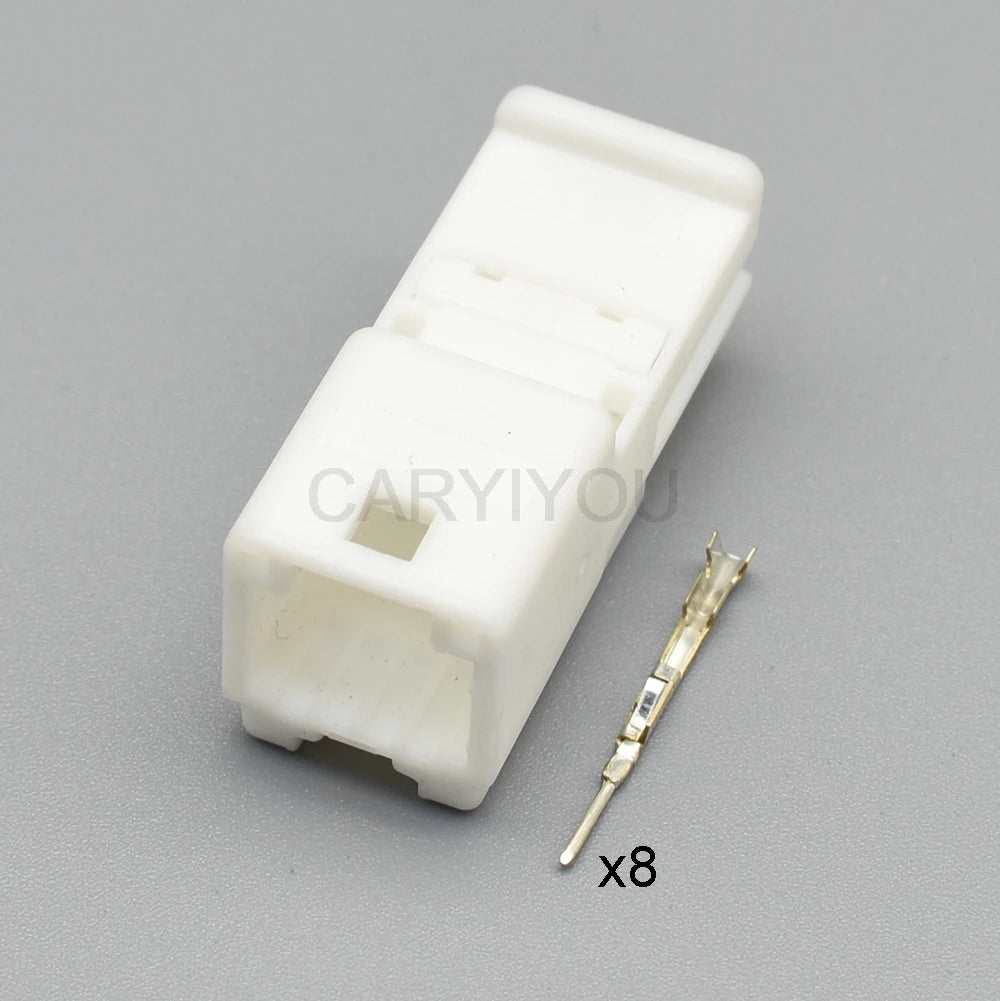 8-Pin Tyco AMP Auto Connector 0.7mm for Toyota 1376352-1 1565804-1 | Male Female Set + Wire Harness