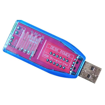 DC-DC USB Adjustable Step-Up/Step-Down Power Supply Voltage Regulator Module with Red Display