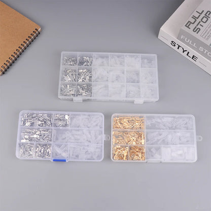 Gold Silver Docking Terminal Cable Bare Terminal with Spring Insert Sheath, Male and Female Pair Terminal Box