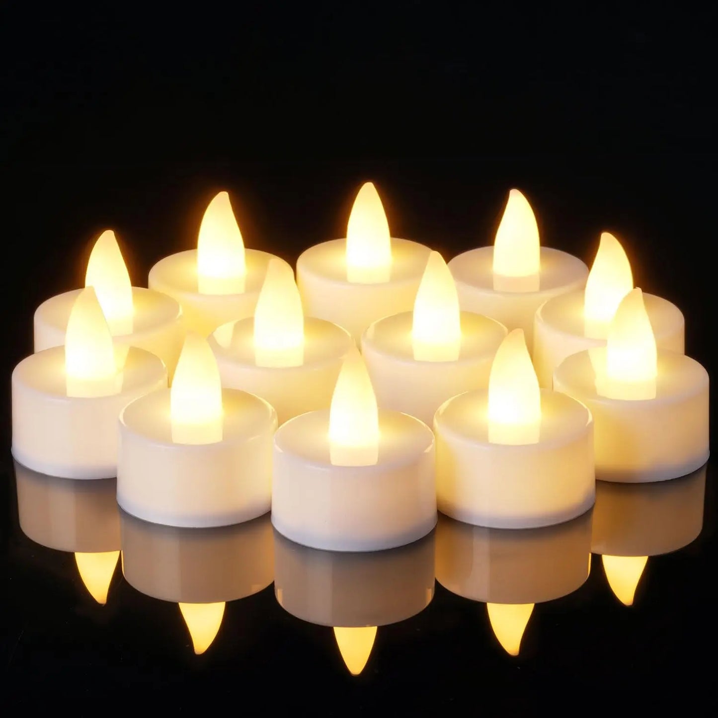 Flameless LED Candle Warm White Tea Light for Home Decor