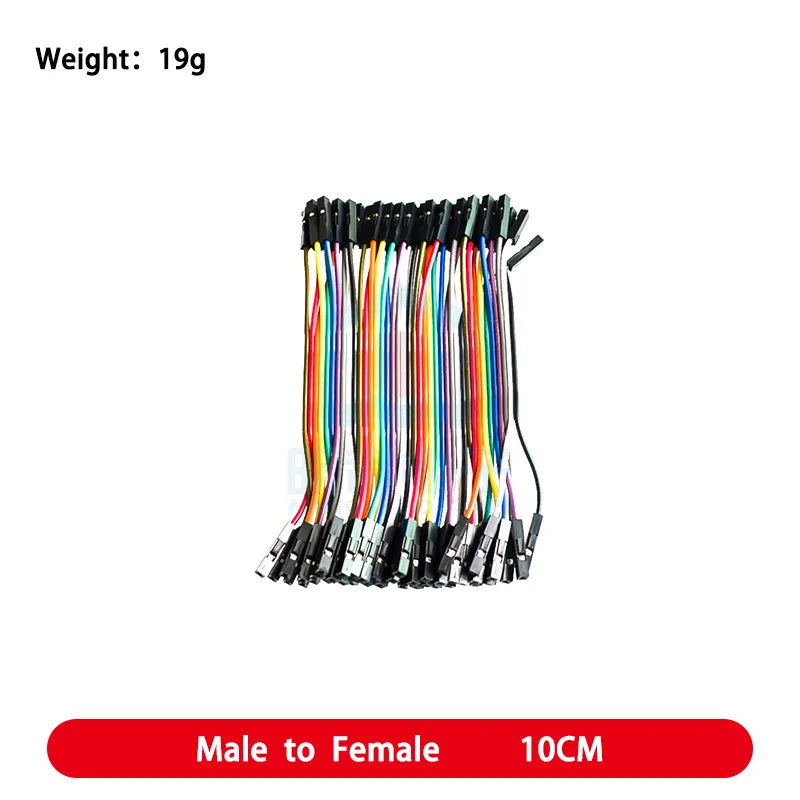 DuPont Jumper Wires Female to Female, Male to Female, and Male to Male
