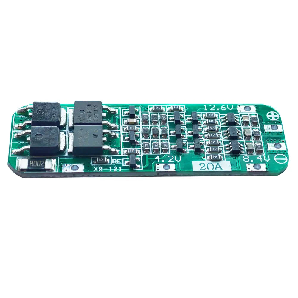 3S 20A Lithium Battery BMS Protection Board 3.6V-12.6V for 18650 Li-ion Cells and Drill Motors