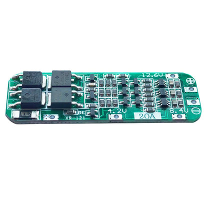 3S 20A Lithium Battery BMS Protection Board 3.6V-12.6V for 18650 Li-ion Cells and Drill Motors