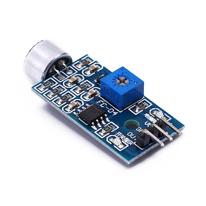 3-Pin Voice Sound Detection Sensor Module for Arduino Smart Vehicle and Robot DIY